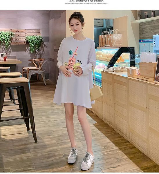 maternity dresses 2021 spring and autumn long sleeve pregnant women blouse plus size fashion printing o-neck mini cotton shirts, White
maternity dresses 2021 spring and autumn long sleeve pregnant women blouse plus size fashion printing o-neck mini cotton shirts, White