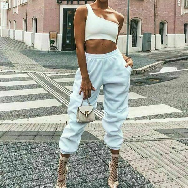 women's pants & capris autumn winter women casual sweatpants jogger dance harem long ladies daily sports gym baggy trousers, Black;white
women's pants & capris autumn winter women casual sweatpants jogger dance harem long ladies daily sports gym baggy trousers, Black;white