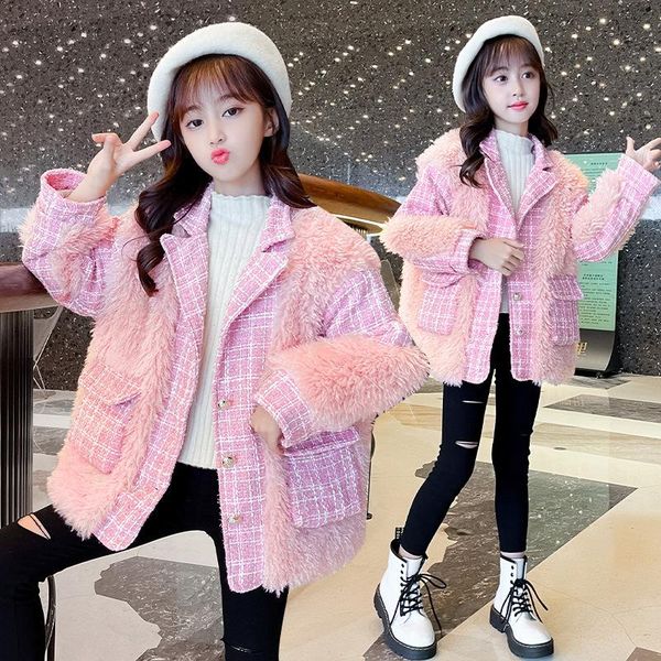down coat 2021 autumn winter fashion retro girl kids stitching pink thick outerwear teenager plaid jacket children wadded 5-16, Blue;gray
down coat 2021 autumn winter fashion retro girl kids stitching pink thick outerwear teenager plaid jacket children wadded 5-16, Blue;gray