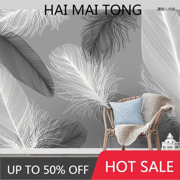 wallpapers nordic style black and white feather mural wallpaper 3d abstract art living room bedroom home decor wall papers papel de parede
wallpapers nordic style black and white feather mural wallpaper 3d abstract art living room bedroom home decor wall papers papel de parede
