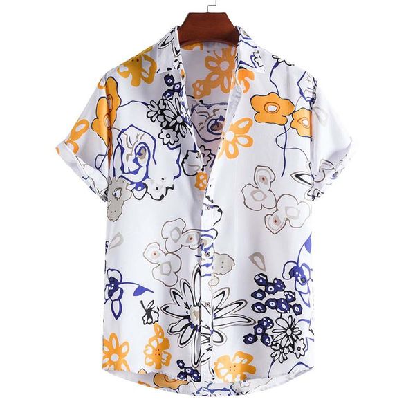 men's casual shirts floral print brand summer sell beach hawaiian shirt fashion short sleeve loose plus, White;black
men's casual shirts floral print brand summer sell beach hawaiian shirt fashion short sleeve loose plus, White;black