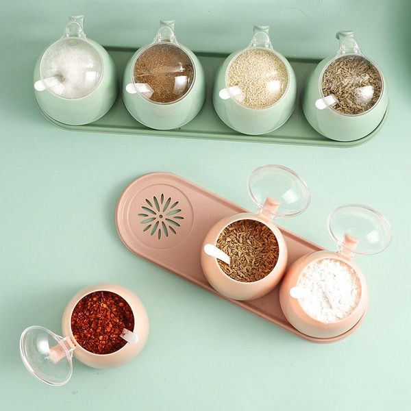 storage bottles & jars household seasoning box clamshell plastic container jar with lid tray kitchen accessories cooking tools
storage bottles & jars household seasoning box clamshell plastic container jar with lid tray kitchen accessories cooking tools
