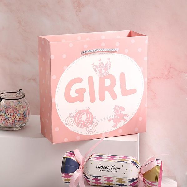 gift wrap 5pcs baby shower handbag boy girl paper bag candy dragee box birthday favor packaging bonbonniere supplies
gift wrap 5pcs baby shower handbag boy girl paper bag candy dragee box birthday favor packaging bonbonniere supplies