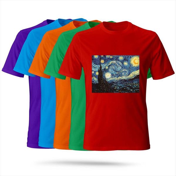 van gogh women works graphic vintage multicolor womens loose comfortable fashion o neck, White
van gogh women works graphic vintage multicolor womens loose comfortable fashion o neck, White