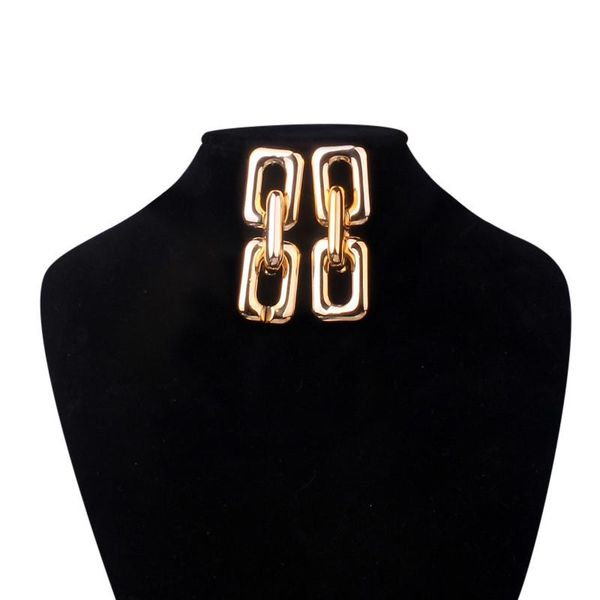 stud 2021 fashion korean gold color punk cool acrylic link chain earrings for women jewelry gifts boucle oreille femme di278, Golden;silver
stud 2021 fashion korean gold color punk cool acrylic link chain earrings for women jewelry gifts boucle oreille femme di278, Golden;silver