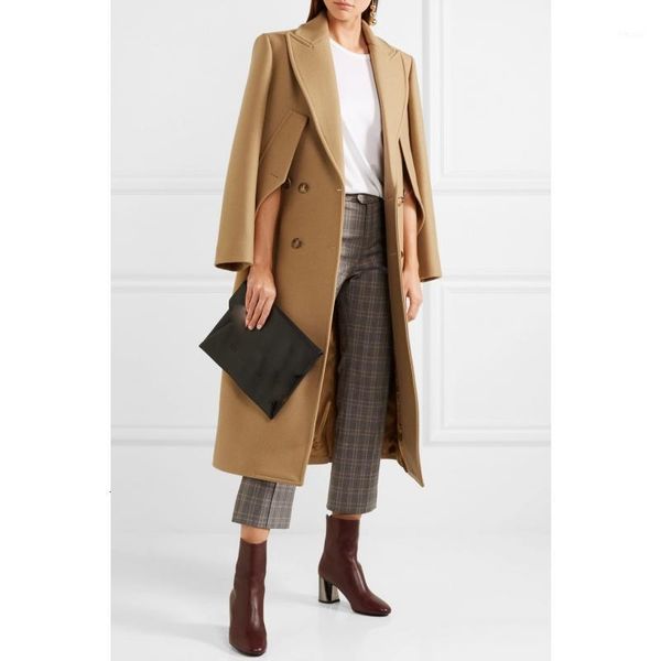 women's wool & blends 2021 women fall winter overcoat camel simple collared maxi long coat slim casacos femininos female outwear1, Black
women's wool & blends 2021 women fall winter overcoat camel simple collared maxi long coat slim casacos femininos female outwear1, Black