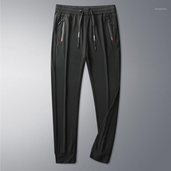 men's pants jogger men 2021 summer stretch fabric ice silk thin large fashionable young casual mens clothing, Black
men's pants jogger men 2021 summer stretch fabric ice silk thin large fashionable young casual mens clothing, Black
