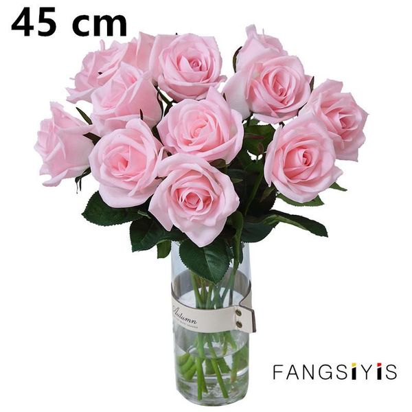 decorative flowers & wreaths 1pcs artificial rose simulation flower real touch home decoration wedding birthday gift (45cm) silk
decorative flowers & wreaths 1pcs artificial rose simulation flower real touch home decoration wedding birthday gift (45cm) silk