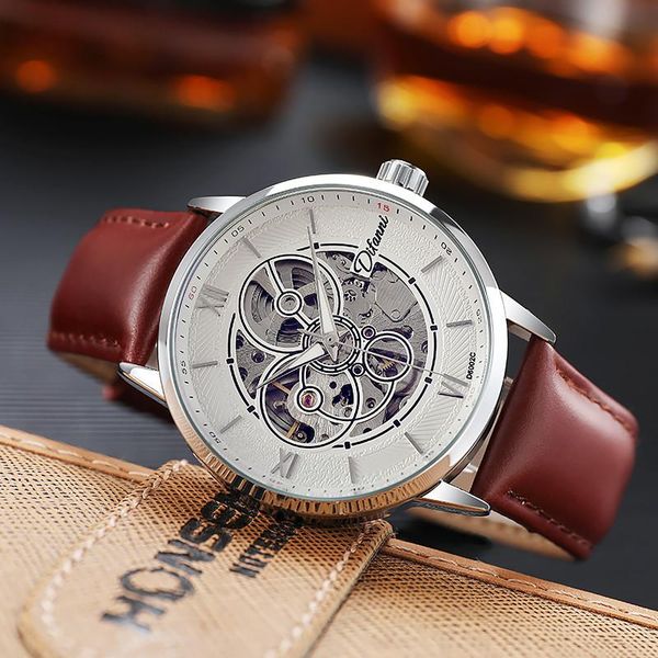 wristwatches 2021 automatic watch men mechanical luxury watches wristwatch reloj hombre, Slivery;brown
wristwatches 2021 automatic watch men mechanical luxury watches wristwatch reloj hombre, Slivery;brown