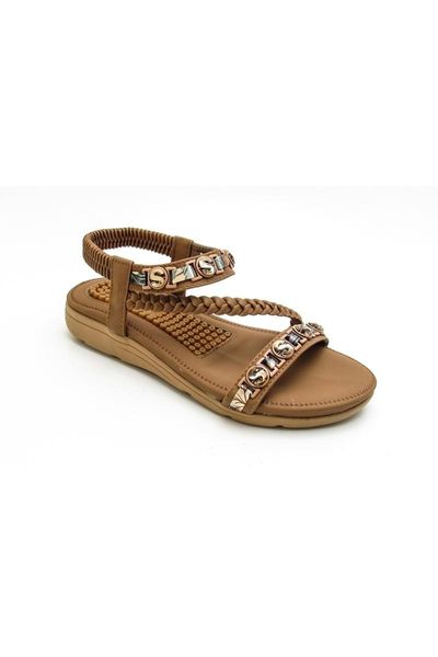 sandals women's camel wheel daily orthopedic 21y120-17--tan-37, Black