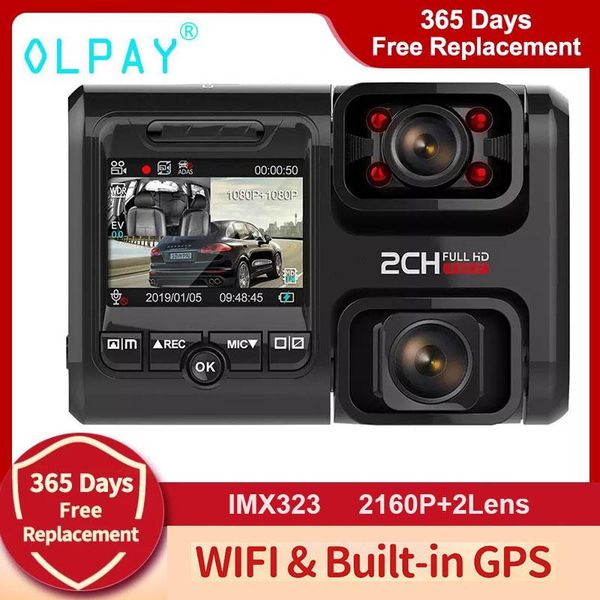olpay gps wifi dash cam sony imx323 sensor night vision camera car dvr dual lens dash cam novatek 96663 chip 24h parking dashcam
olpay gps wifi dash cam sony imx323 sensor night vision camera car dvr dual lens dash cam novatek 96663 chip 24h parking dashcam