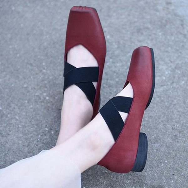 dress shoes artmu original women 2021 spring summer low heel genuine leather square toe elastic band cross belt ladies, Black
dress shoes artmu original women 2021 spring summer low heel genuine leather square toe elastic band cross belt ladies, Black