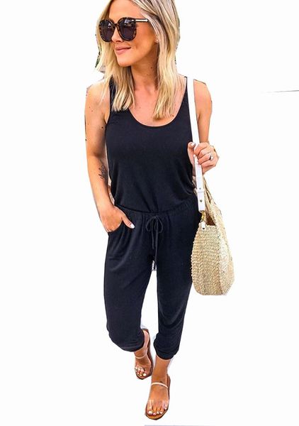 women's jumpsuits & rompers black gray green tunic lace up womens one piece jumpsuit sleeveless overalls summer clothes outfit casual s, Black;white
women's jumpsuits & rompers black gray green tunic lace up womens one piece jumpsuit sleeveless overalls summer clothes outfit casual s, Black;white