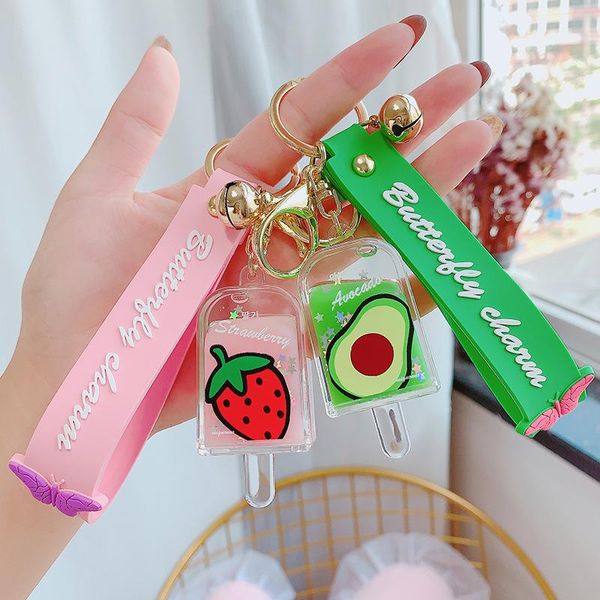 keychains cute cream creative popsicle key chain quicksand keychain liquid floating keyring backpack pendant women gift, Silver
keychains cute cream creative popsicle key chain quicksand keychain liquid floating keyring backpack pendant women gift, Silver