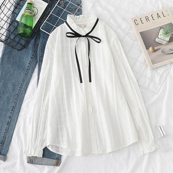 women's blouses & shirts lace up women tunic womens 2021 womenswear long sleeve clothing button down autumn stand collar white
women's blouses & shirts lace up women tunic womens 2021 womenswear long sleeve clothing button down autumn stand collar white