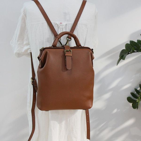 backpack 2021 imported simple and fashionable school bag multi-functional first layer cowhide retro multi-purpose female
backpack 2021 imported simple and fashionable school bag multi-functional first layer cowhide retro multi-purpose female