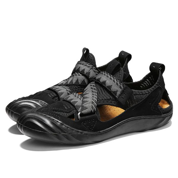 webbing pig leather anti-collision mesh men sandals flat casual outdoor trendy young men shoes summer sneakers close toe, Black;white
webbing pig leather anti-collision mesh men sandals flat casual outdoor trendy young men shoes summer sneakers close toe, Black;white