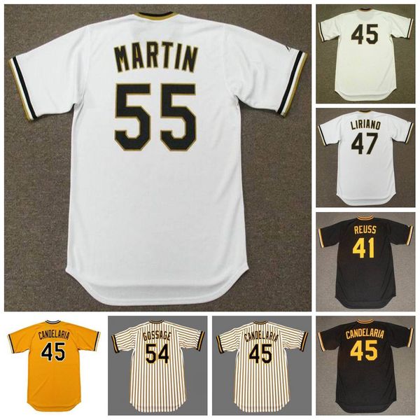 pittsburgh vintage baseball jersey 41 jerry reuss 1978 45 john candelaria 1976 47 francisco liriano 1970's 54 rich gossage 1977 55 russ, Blue;black
pittsburgh vintage baseball jersey 41 jerry reuss 1978 45 john candelaria 1976 47 francisco liriano 1970's 54 rich gossage 1977 55 russ, Blue;black