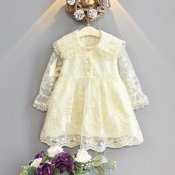 girl's dresses autumn fashion kids dress long sleeve princess lace sweet children clothes, Red;yellow
girl's dresses autumn fashion kids dress long sleeve princess lace sweet children clothes, Red;yellow