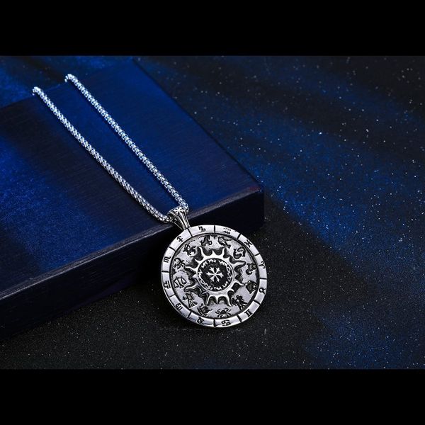 necklace titanium steel 12 constellations fashion personality japanese and korean star lovers, Silver
necklace titanium steel 12 constellations fashion personality japanese and korean star lovers, Silver