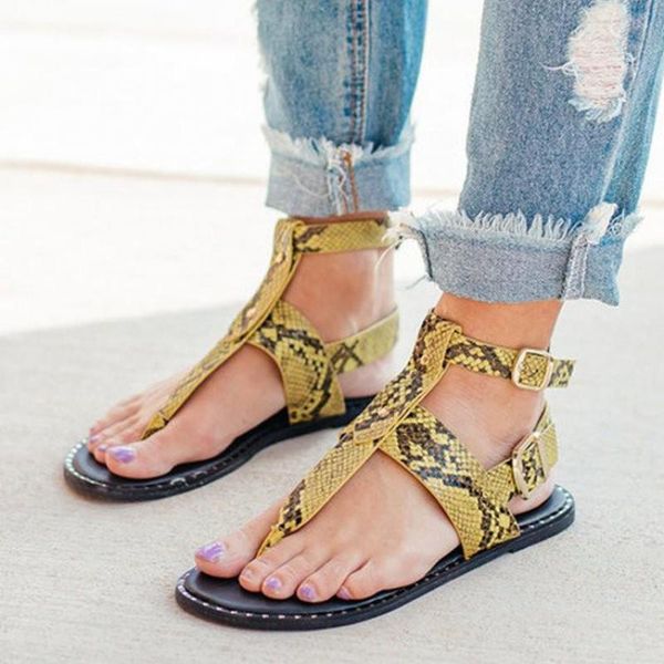 2021 fashion new sandals women europe summer pu bohemian open toe snake pattern buckle roman sandals flats multi size 35- 43, Black
2021 fashion new sandals women europe summer pu bohemian open toe snake pattern buckle roman sandals flats multi size 35- 43, Black