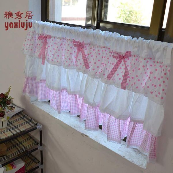 curtain & drapes plaid bow polka dot pastoral short kitchen curtains for living room bedroom 50*90/150cm customized
curtain & drapes plaid bow polka dot pastoral short kitchen curtains for living room bedroom 50*90/150cm customized