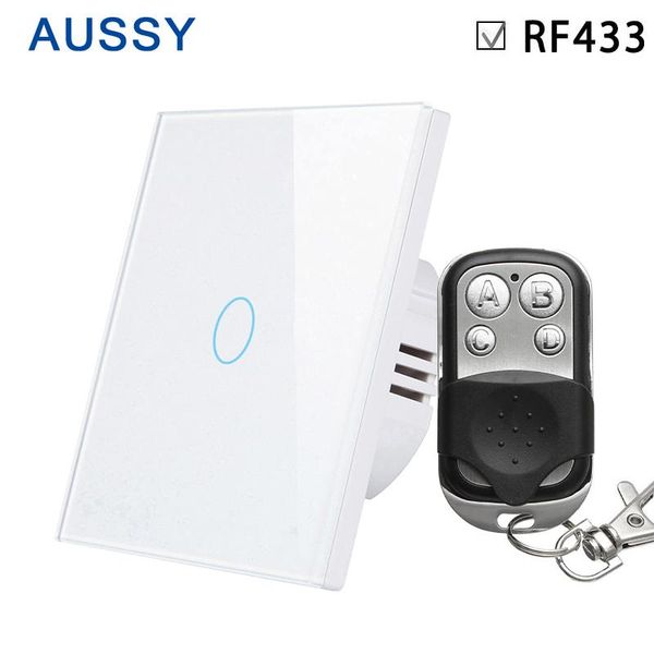 smart home control switch rf wireless remotewall touch tempered glass panel eu standard ac 110v 220v 1/2/3gang interrupter light
smart home control switch rf wireless remotewall touch tempered glass panel eu standard ac 110v 220v 1/2/3gang interrupter light