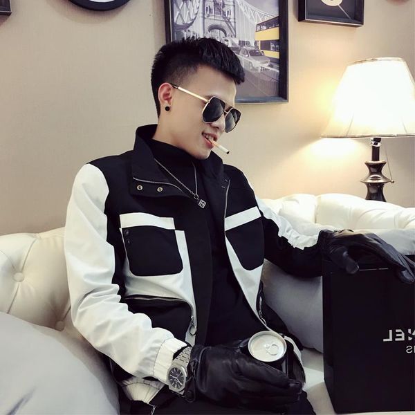men's jackets 2021 autumn casual style men splice male loose coat jaqueta masculino windbreaker bomber jacket casacas para hombre, Black;brown
men's jackets 2021 autumn casual style men splice male loose coat jaqueta masculino windbreaker bomber jacket casacas para hombre, Black;brown