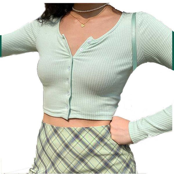 round neck cardigan women's short sleeveless slim long sleeve tees spring women knitted pearl buttons cropped cardigan sweater t200812, White
round neck cardigan women's short sleeveless slim long sleeve tees spring women knitted pearl buttons cropped cardigan sweater t200812, White
