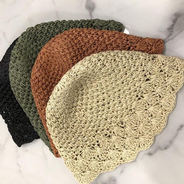wide brim hats 202103-yz hollow knitting paper flower holiday lady sun bucket cap women leisure hat, Blue;gray
wide brim hats 202103-yz hollow knitting paper flower holiday lady sun bucket cap women leisure hat, Blue;gray