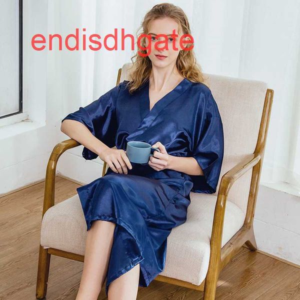 bridesmaid summer women's silk long ice pajamas red bridal morning gown home nightgown wp1351, Black;white
bridesmaid summer women's silk long ice pajamas red bridal morning gown home nightgown wp1351, Black;white