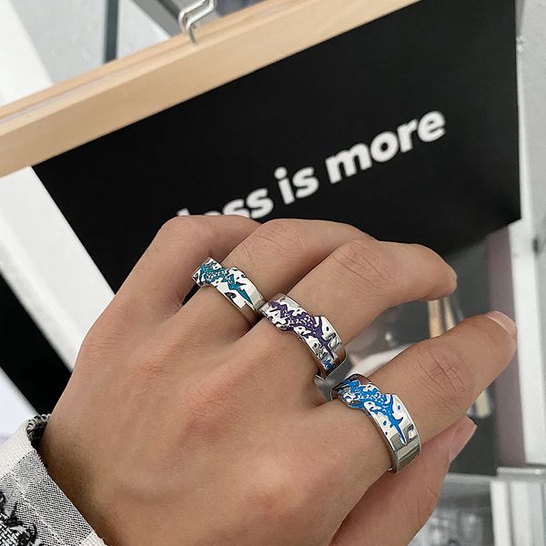 original niche design texture color irregular ring men and women ins cool neutral titanium steel jewelry accessories, Silver
original niche design texture color irregular ring men and women ins cool neutral titanium steel jewelry accessories, Silver