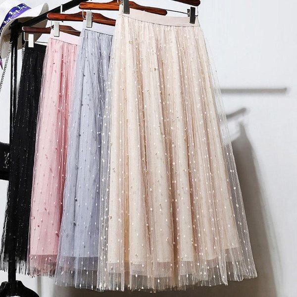 skirts fashion beach women mesh gauze bright flashing long super salsa skirt spring elastic waist a-line midi elegant lm247, Black
skirts fashion beach women mesh gauze bright flashing long super salsa skirt spring elastic waist a-line midi elegant lm247, Black
