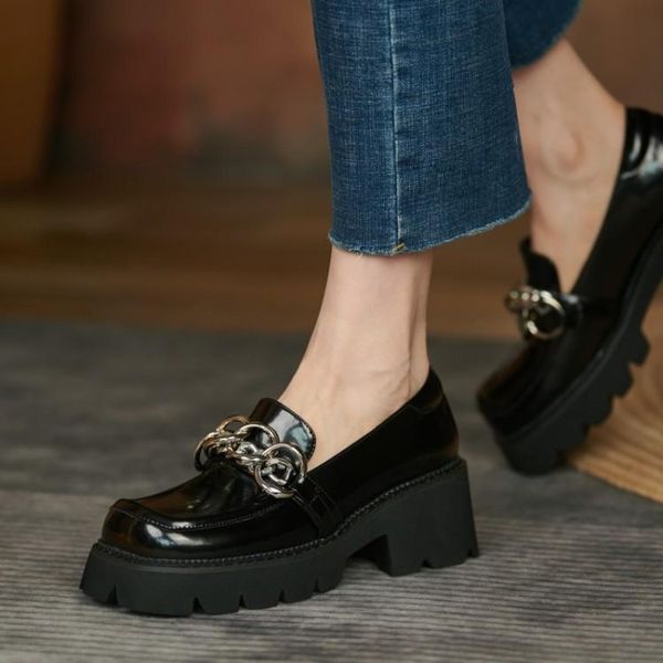 dress shoes black leather women platform pumps chains decor thick bottom oxford casual espadrilles british design lady work stilettos zapato
dress shoes black leather women platform pumps chains decor thick bottom oxford casual espadrilles british design lady work stilettos zapato