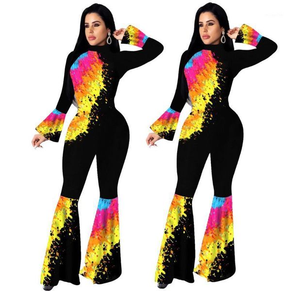 bodysuit women fashion turtleneck long sleeve colored drawing back zipper stretch flared leisure jumpsuit wholesale drop women's jumpsu, Black;white
bodysuit women fashion turtleneck long sleeve colored drawing back zipper stretch flared leisure jumpsuit wholesale drop women's jumpsu, Black;white