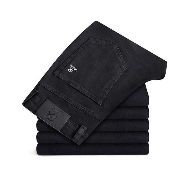 men's jeans autumn winter men clothing straight casual elasticity black simple loose male denim pants plus size 28-40, Blue
men's jeans autumn winter men clothing straight casual elasticity black simple loose male denim pants plus size 28-40, Blue