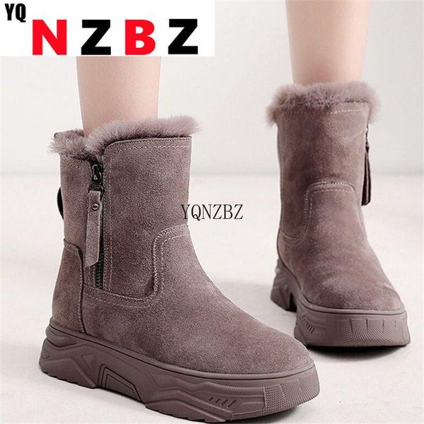 boots winter suede warm snow women 2022 thick bottom fashion british style zipper comfort platform ankle, Black
boots winter suede warm snow women 2022 thick bottom fashion british style zipper comfort platform ankle, Black