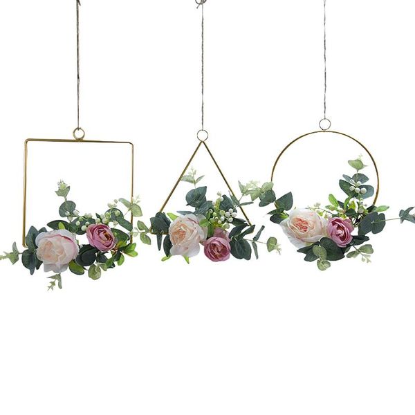 decorative flowers & wreaths imitation flower wall decoration metal wreath wrought iron ornaments mother's day mariage 2021
decorative flowers & wreaths imitation flower wall decoration metal wreath wrought iron ornaments mother's day mariage 2021