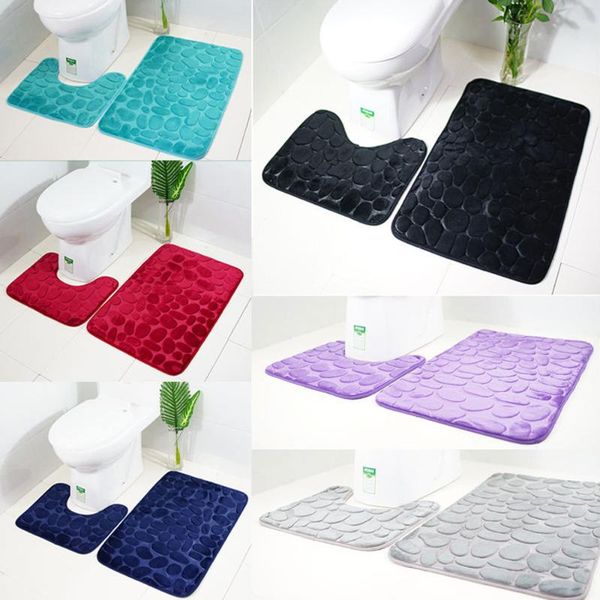 bath mats home solid soft flannel bathroom mat sets non-slip + water absorbent u-shaped toilet rug carpet
bath mats home solid soft flannel bathroom mat sets non-slip + water absorbent u-shaped toilet rug carpet
