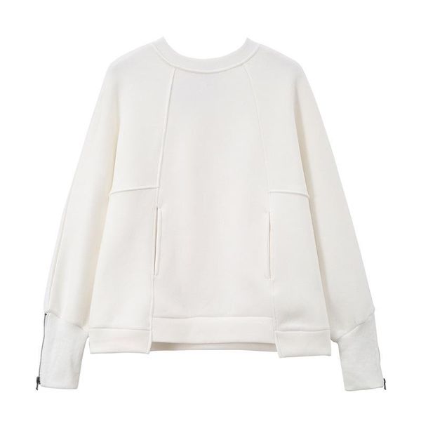 women's hoodies & sweatshirts autumn/winter 2021 pure color and velvet ladies hoodie loose pullover o-neck sweatshirt white long sleeve, Black
women's hoodies & sweatshirts autumn/winter 2021 pure color and velvet ladies hoodie loose pullover o-neck sweatshirt white long sleeve, Black