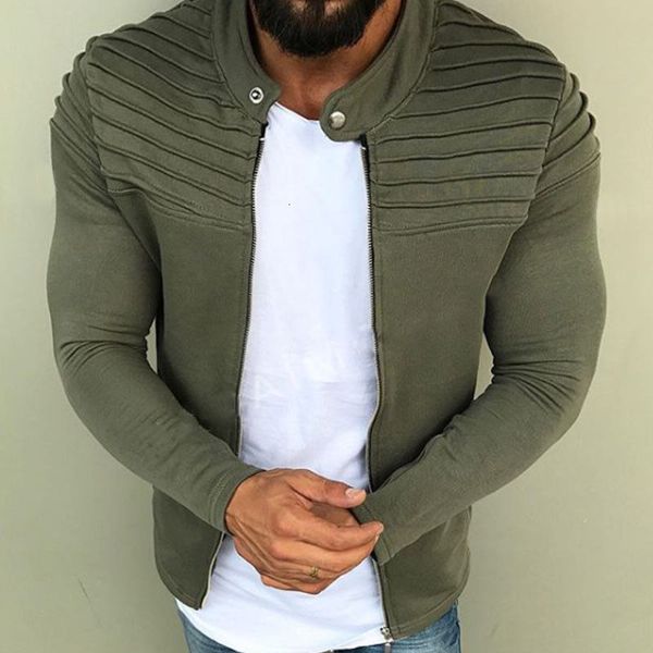 2021 casual men fit fine-colored coat plied with sheer bodybuilding bomber baseball uniform jacket outwear men's clothing qsyk, Black;brown
2021 casual men fit fine-colored coat plied with sheer bodybuilding bomber baseball uniform jacket outwear men's clothing qsyk, Black;brown