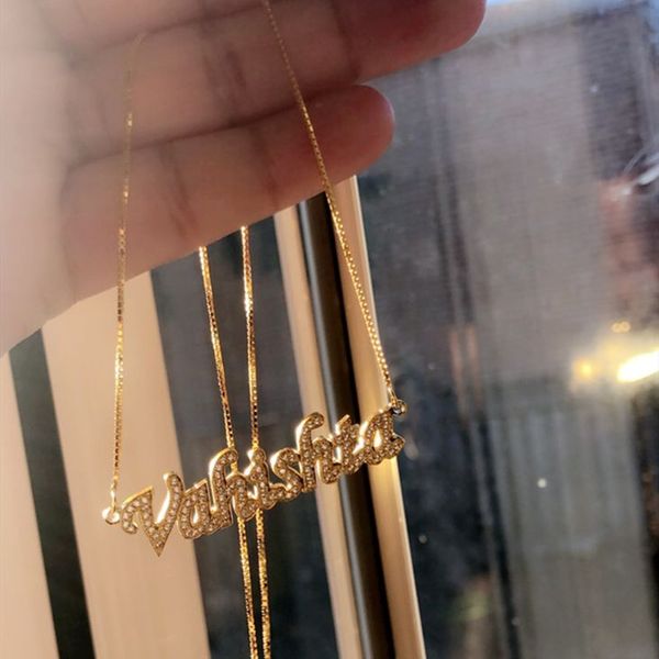 gold pendant necklace 3umeter personalized gift 2021 rhinestone women hip new letter name for custom color hop ubxti, Silver
gold pendant necklace 3umeter personalized gift 2021 rhinestone women hip new letter name for custom color hop ubxti, Silver