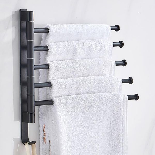 bathroom towel rack rotatable towel holder space aluminum 2/3/4/5-bar hanger kitchen shelf paper hanging wall mounted
bathroom towel rack rotatable towel holder space aluminum 2/3/4/5-bar hanger kitchen shelf paper hanging wall mounted