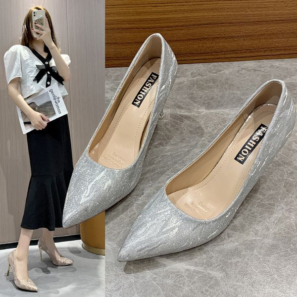 luxury dress shoes sier high-heeled women's autumn 2021 simple temperament thin heel pointed shallow mouth bride xiuhe wedding sho wome, Black
luxury dress shoes sier high-heeled women's autumn 2021 simple temperament thin heel pointed shallow mouth bride xiuhe wedding sho wome, Black