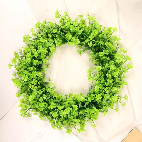 simulation plant garland round creative plastic green four-leaf clovers garland decoration home accessories spring decoration
simulation plant garland round creative plastic green four-leaf clovers garland decoration home accessories spring decoration