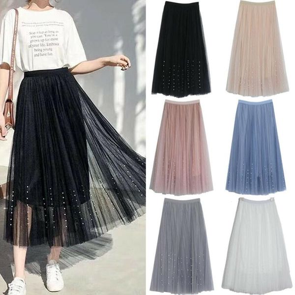 skirts 2021 est women a-line stretch sheer mesh long pearl pleated skirt elastic waist party club, Black
skirts 2021 est women a-line stretch sheer mesh long pearl pleated skirt elastic waist party club, Black