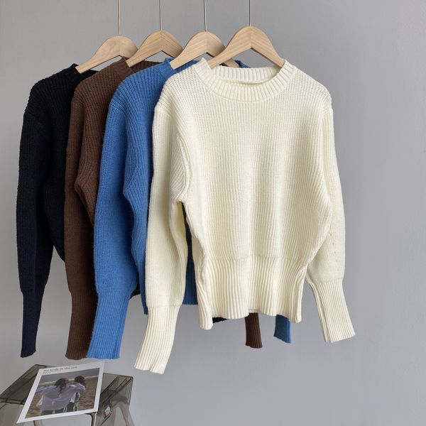 2021 new mooirue spring women sweater korean round neck long sleeve pullover women's autumn winter jumper hibb, White;black
2021 new mooirue spring women sweater korean round neck long sleeve pullover women's autumn winter jumper hibb, White;black