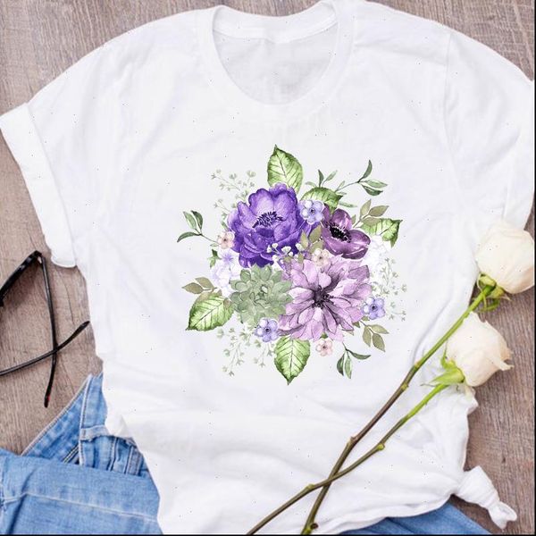 women graphic ladies 90s streetwear cute floral flower clothes lady tees print clothing female t shirt womens t shirt, White
women graphic ladies 90s streetwear cute floral flower clothes lady tees print clothing female t shirt womens t shirt, White