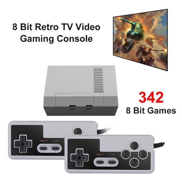 portable game players 2021 8 bit retro tv video gaming console with wired controller build in 342 player for nes
portable game players 2021 8 bit retro tv video gaming console with wired controller build in 342 player for nes