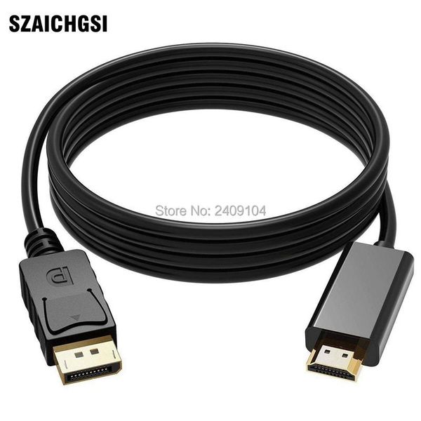 audio cables & connectors wholesale 100pcs/lot 1.8m 6ft display port displayport dp to cable adapter gold plated black color
audio cables & connectors wholesale 100pcs/lot 1.8m 6ft display port displayport dp to cable adapter gold plated black color